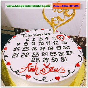 Bánh Sinh Nhật Cuốn Lịch - CL85